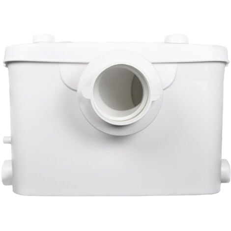 Trituratore Sanitario Maceratore Pompa 400W con motore silenzioso, design sottile e filtro a carbone per WC, doccia, lavandino, vasca da bagno, condizionatore d'aria o lavatrice