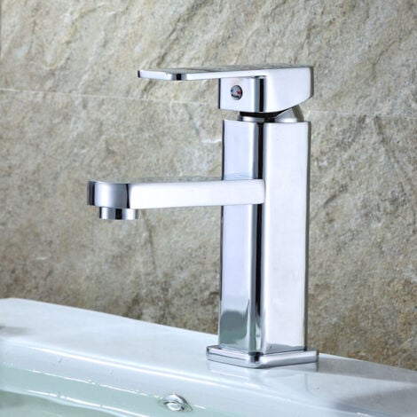 Rubinetto del lavandino del bagno Rubinetto dell'acqua calda e fredda