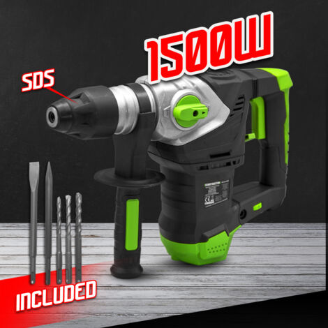 Trapano a percussione 1500W - 6 joule - Velocità variabile - con valigetta Constructor