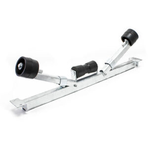 Supporto a rulli per imbarcazioni 111cm max 800kg Varo alaggio barche 80-124cm