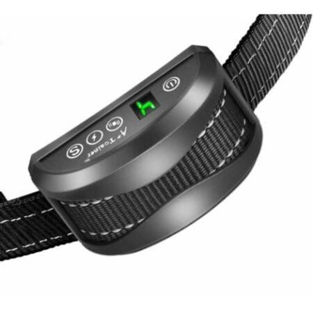 KZQ Collare antiabbaio per cani - 3 modalità Scossa elettrica/Vibrazione/Sensibilità Aiuto per l'addestramento Innocuo Automatico IP65 Batteria ricaricabile Cinturino riflettente regolabile per cani d