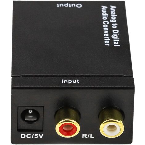 BeMatik - Convertitore audio da analogico a digitale con 2xRCA a toslink e coassiale