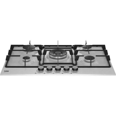 Beko HIAW75224SXE. Colore del prodotto: Acciaio inox, Posizionamento dell'apparecchio: Da incasso, Dimensione della larghezza del piano cottura: 60 cm. Tipo di controllo: Manopola, Pos... - 7751688397