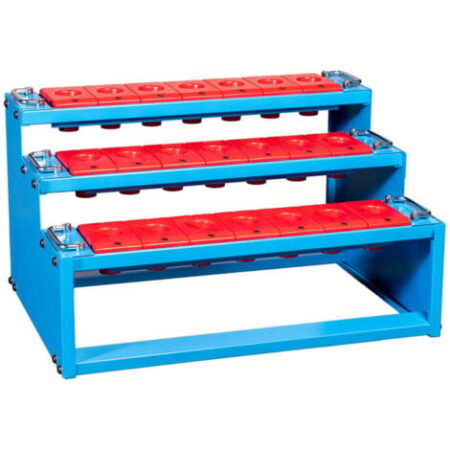 Supporti portaconi da banco FERVI P340 con 21 portaconi ISO 40