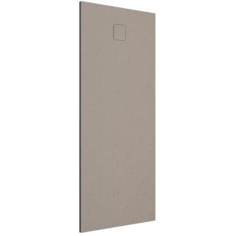 Piatto Doccia Rettangolare 90x160 cm in SMC Colore Marrone Effetto Pietra Tagliabile e Antiscivolo Altezza 2,6cm Mod. Samos