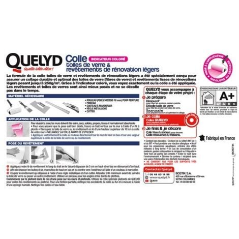 Colla per tessuti di vetro, QUELYD, 5 kg Quelyd