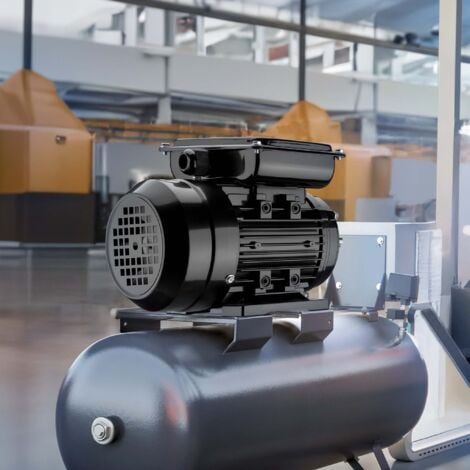 Wiltec Motore elettrico asincrono monofase, 1400 giri/min, 230 volt, 0,55 kw, 3/4 CV, IP44, classe F