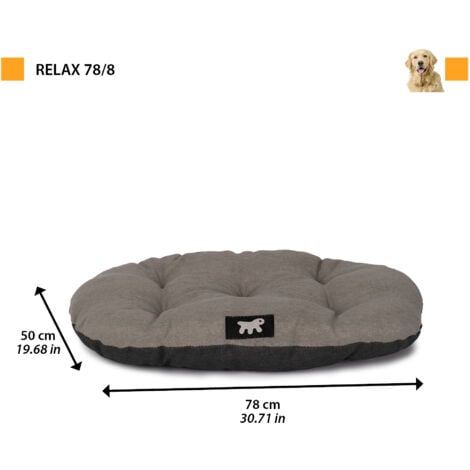 Ferplast RELAX C Cuscino imbottito in cotone per cani e gatti Ferplast RELAX. Double-face, abbinabile a cucce cane e gatto da interno.. Variante 78/8 - Misure: 78 x 50 cm - Rosso