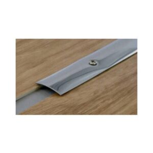 Soglia piatta avvitabile 35 mm acciaio inox lucido 2,70 m 3M BRICOLAGE – 20.17.09