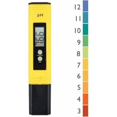 Tester di pH professionale, funzione di calibrazione automatica e intervallo di misurazione 0,00-14,00 per acquario portatile idroponica piscina intervallo di misurazione