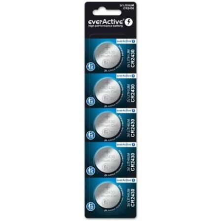 Batteria al litio mini everactive cr2430 5 pz.