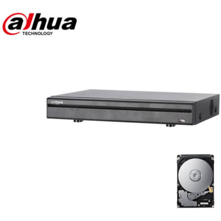 DVR 4 CANALI IBRIDO P2P DAHUA IBRIDO P2P 4K 8 MP AHD HARD DISK 1 TB