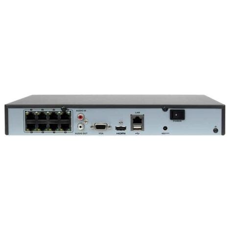 NVR HIKVISION 8 CANALI 8 PORTE POE 8 MPX 4K ONVIF H 265 HD 1 TB