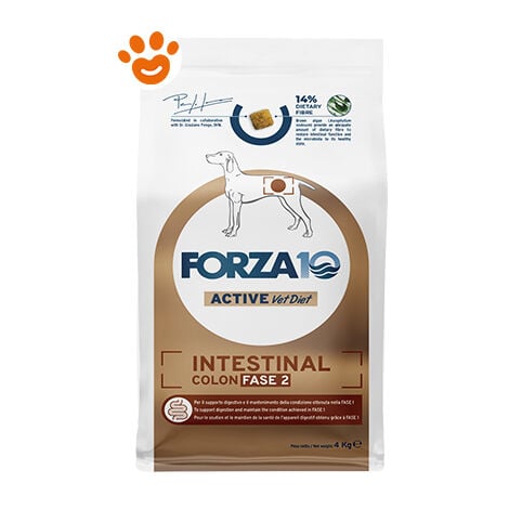 Forza10 Dog Active VetDiet Intestinal Colon Fase 2  - Forza10 Dog Active VetDiet Intestinal Colon Fase 2 - Sacco Da 4 Kg
