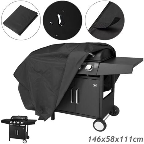 Telo protettivo resistente per barbecue a gas, 3 misure, 146x58x111 cm