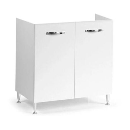 Sottolavello cucina componibile con ante 80 cm bianco