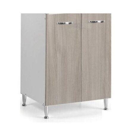 Sottolavello cucina componibile con ante 80 cm olmo.