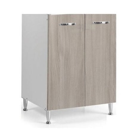 Sottolavello cucina componibile con ante 80 cm olmo.