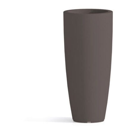 Vaso da giardino in resina antracite per esterno. Vasi