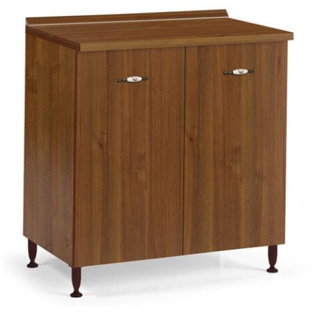 Mobile per cucina componibile 80 cm con due ante noce