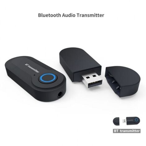 Adattatore audio Bluetooth 5.0 Trasmettitore ricevitore Bluetooth per PC/TV/auto Adattatore mittente Rx AUX da 3,5 mm
