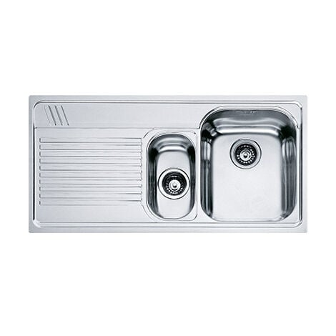 Franke Armonia AML 651. Tipo di lavello: Lavello montato su piano, Forma del lavandino: Rettangolare, Materiale del lavandino: Acciaio inox. Larghezza: 1000 mm, Profondità: 500 mm, L... - 101.0022.386