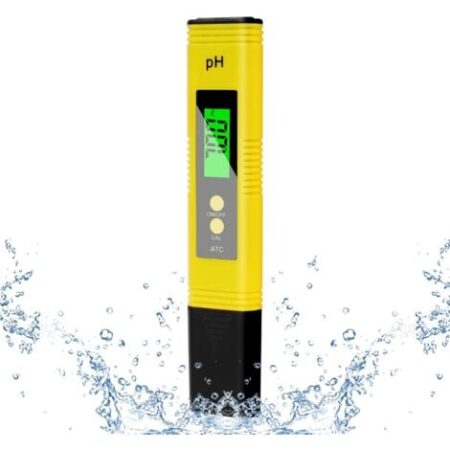 Misuratore di pH digitale 4 in 1, tester di pH 4 in 1, misuratore di pH con display LCD, alta precisione, risoluzione 0,01, tester di qualità dell'acqua per acqua potabile, piscine, acquari, idroponic