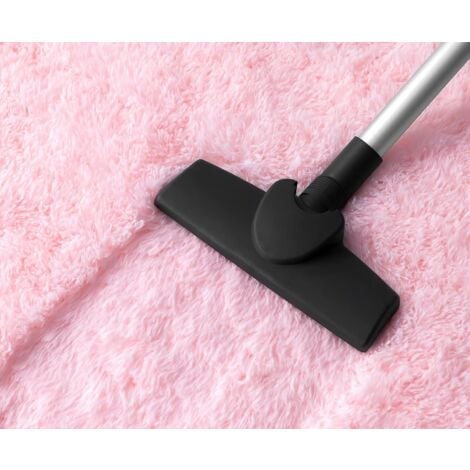 Tappeto rotondo per soggiorno, tappeto scendiletto peloso, morbido tappeto grande per camera da letto, tappeto decorativo in stile moderno per soggiorno, camera da letto, divano (rosa, Ø 100 cm rotond