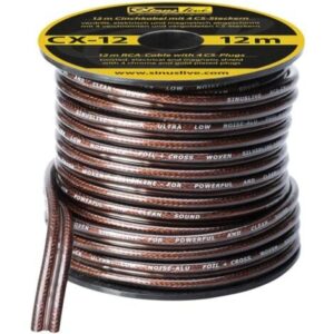 Cavo RCA 12.00 m Sinuslive CX-12 [1x Estremità aperta – 1x Estremità aperta]