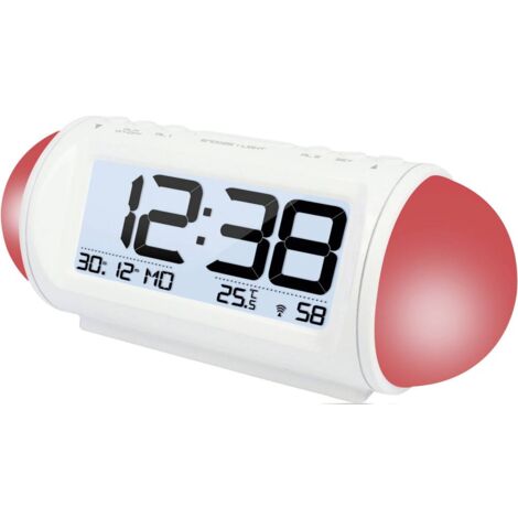 Orologio radiocontrollato con funzione Wake up Light (luce colorata) WT 499 (L x A x P) 185 x 75 x 75 mm