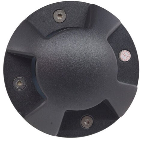 TrAdE Shop Traesio - Faretto 5w Watt Led Segnapasso Terra Tondo Incasso Ip65 Luce Bianca Calda 3000k -
