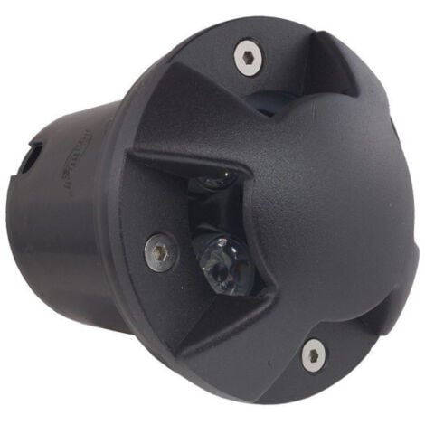 TrAdE Shop Traesio - Faretto 5w Watt Led Segnapasso Terra Tondo Incasso Ip65 Luce Bianca Calda 3000k -