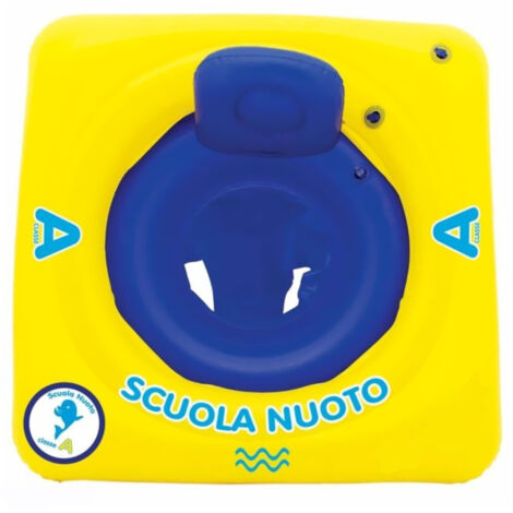 TrAdE Shop Traesio - Salvagente Gonfiabile Bambino Neonato Mare Con Mutandina E Schienale 65x65cm -