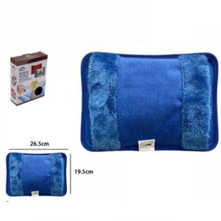 TrAdE Shop Traesio - Borsa Acqua Calda Elettrica Con Tasca Scalda Mani Vari Colori Effetto Peluche -