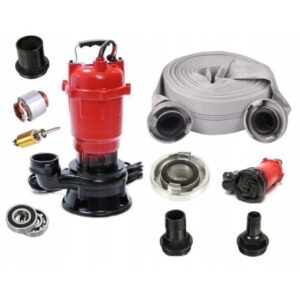Pompa acqua fossa settica + RACCORDI + TUBO 30M 7777