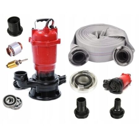 Pompa acqua fossa settica + RACCORDI + TUBO 30M 7777