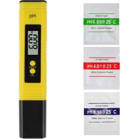 Misuratore di pH elettronico Misuratore di pH, con display LCD, Gamma di misuratore di pH 0,00-14,00 Ph