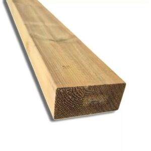 Listello in Legno Impregnato Pino Nordico da 100 cm, sezione 48×98 mm