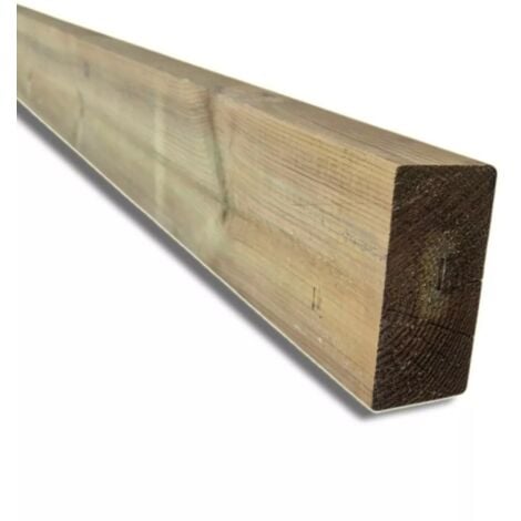 Listello in Legno Impregnato Pino Nordico da 100 cm, sezione 48x98 mm