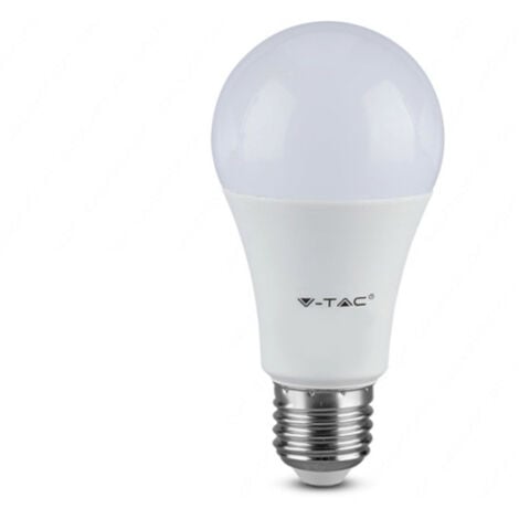 10 LAMPADINE LED V-Tac Bulbo E27 9W WATT LAMPADINA LUCE CALDA