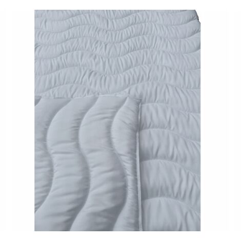 Piumino anallergico 140x200, bianco, tutto l'anno, traspirante e morbido