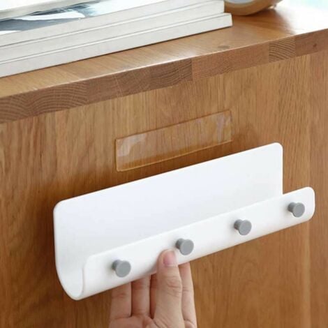 Nastro biadesivo super adesivo da 3 m x 2 cm, con gancio e passante senza tracce, nastro magico trasparente impermeabile
