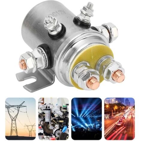 Relè per verricello, solenoide per verricello da 300 A, relè per verricello elettrico, accessorio relè di avviamento impermeabile per ATV fuoristrada DC 12 V