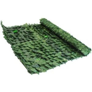 Siepe Verde Artificiale Da Giardino Evergreen Edera Rotolo 3mt. X H.1,5mt.