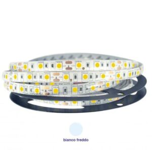 STRISCIA A LED SMD 5050 300 LED 5M METRI STRIP LED BOBINA IMPERMEABILE FREDDA