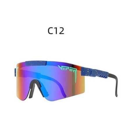 Occhiali da sole polarizzati Pit Viper, occhiali con protezione UV400 per uomo e donna, per ciclismo, guida, golf e attività all'aperto (C12)