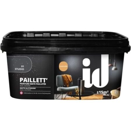 vernice pittura effetto paillett studio - 2 lt