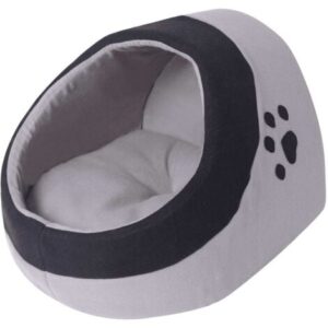 vidaXL Cuccia per Gatti Grigio e Nero L