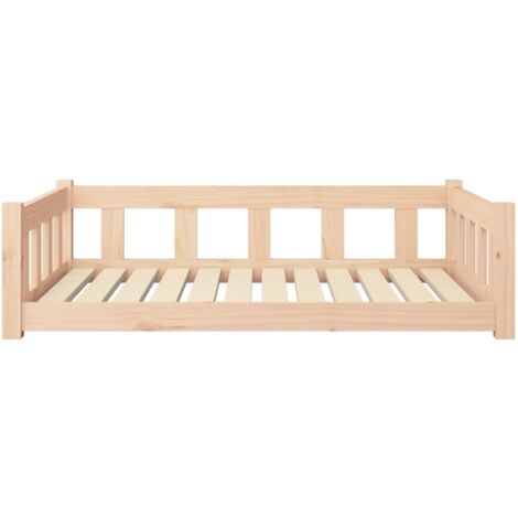 vidaXL Cuccia per Cani 105,5x75,5x28 cm in Legno Massello di Pino