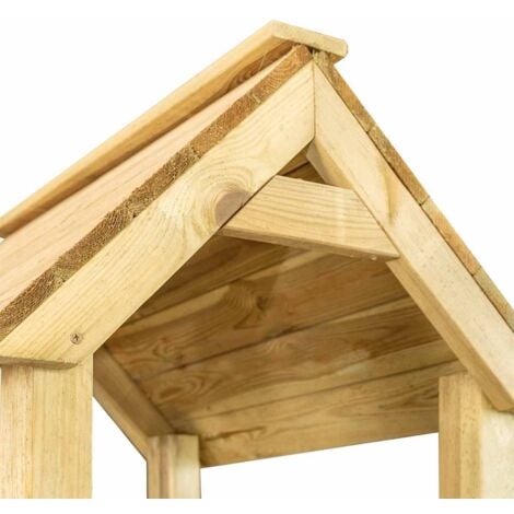 vidaXL Set Gioco da Esterno 285x305x226,5 cm Legno di Pino Impregnato
